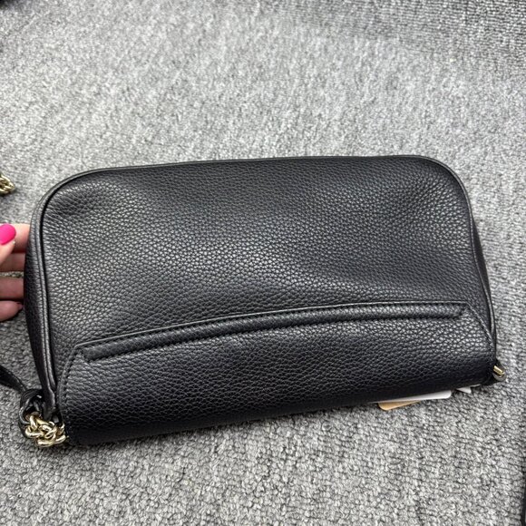 GUCCI Soho Black Leather Shoulder Bag 688-082125 - Picture 3 of 12